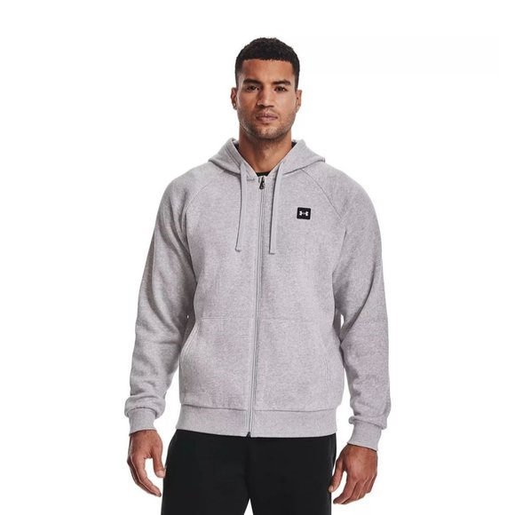 Under Armour Rival Fleece Full Zip Hooded Sweatshirt - Picture 1 of 4